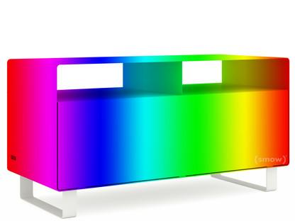 TV Lowboard R 108N RAL Metallic Colour|Sledge base lacquered in same colour as unit exterior