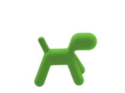 Puppy Large (H 55,5 x W 42 x D 69,5 cm)|Polyethylene (intended for use outdoors)|Green matt (1360 C)