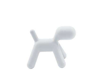 Puppy Large (H 55,5 x W 42 x D 69,5 cm)|Polyethylene (intended for use outdoors)|Matt white (1700 C)
