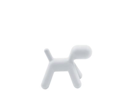 Puppy Medium (H 45 x W 34 x D 56,5 cm)|Polyethylene (intended for use outdoors)|Matt white (1700 C)