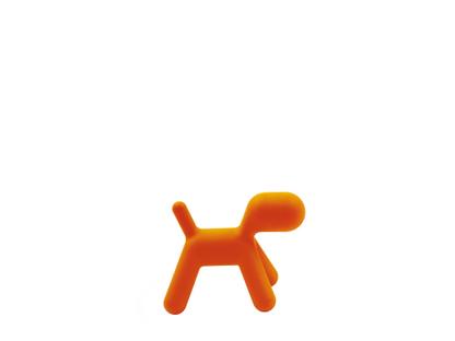 Puppy Small (H 34,5 x W 26 x D 42,5 cm)|Polyethylene (intended for use outdoors)|Matt orange (1001 C)