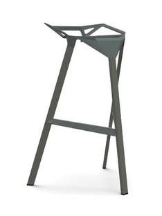 Stool_One 770 mm bar height|Grey-green shiny (5256)