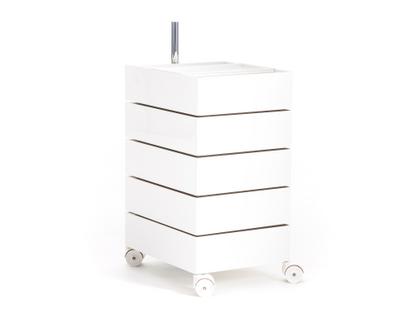 360° Container 720 mm (5 shelves)|White
