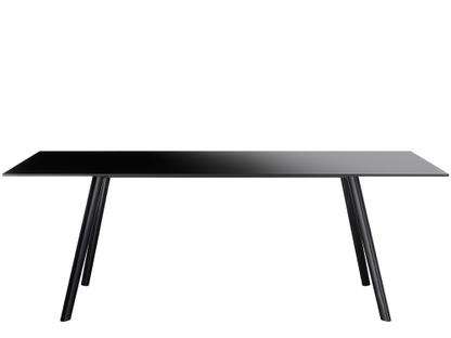 Pilo 200 x 90 cm|Legs black, table top black