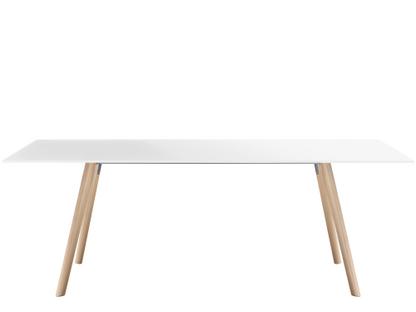 Pilo 200 x 90 cm|Legs natural, table top white