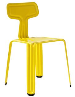 Pressed Chair Zinc yellow glossy