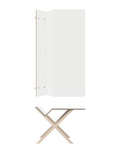 Kant Desk 190 cm|74 cm|FU (plywood, birch) laminate white silk mat