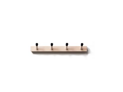 Rechenbeispiel Hook Rail 4 Hooks (53 cm)|Black