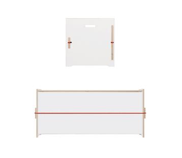 Trude Large Trude (H 45 x W 105 x D 45 cm)|FU (plywood, birch) white