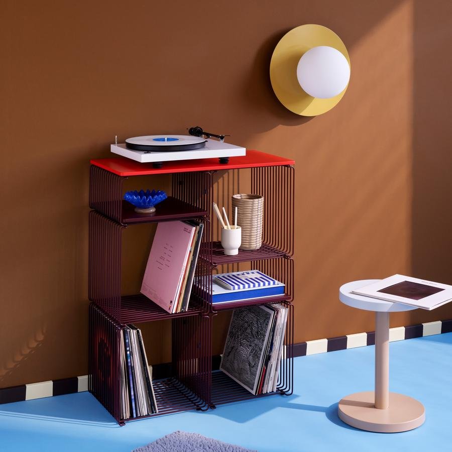 【ほぼ新品】【希少】Montana Panton Wire ガラス天板　黒 ほぼ新品】【希少】Montana Panton Wire ガラス天板 黒