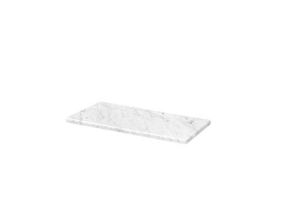 Panton Wire Top Panel Single small (H 1,2 x W 34,8 x D 17,4 cm)|Marble white
