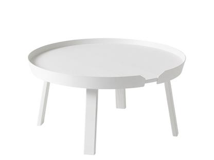 Around Coffee Table Large (H 36 x Ø 72 cm)|Ash white