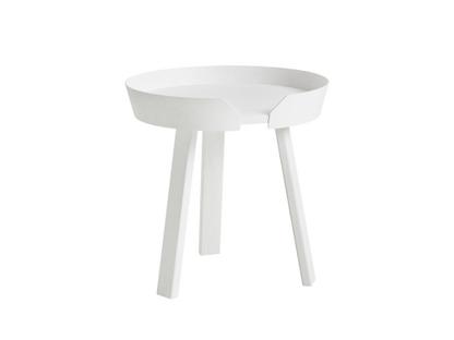 Around Coffee Table Small (H 46 x Ø 45 cm)|Ash white