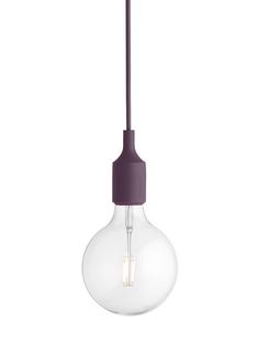 E27 Pendant Lamp Burgundy