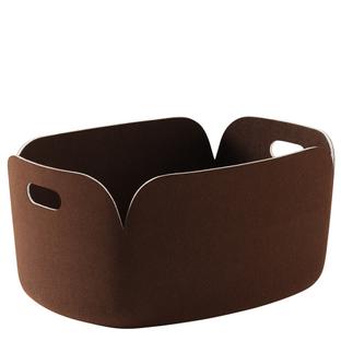 Restore Storage Basket Dark brown