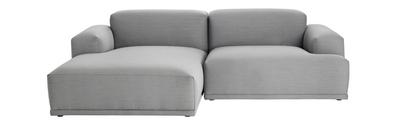 Connect Sofa Lounge 2 Seater|Lounge-Modul left|Fabric Remix light grey