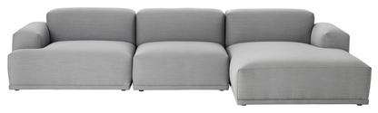 Connect Sofa Lounge 3 Seater|Lounge-Modul right|Fabric Remix light grey