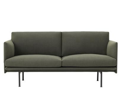 Outline Studio Sofa Fabric Fiord 961 - Greyish-green