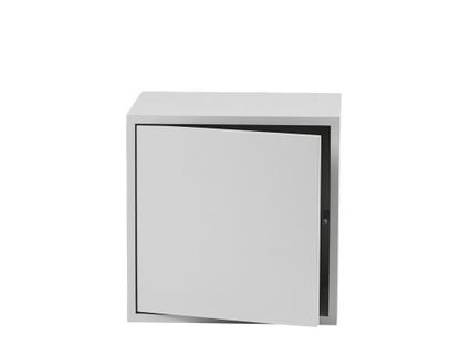 Stacked Storage System M (43,6 x 43,6 x 35 cm)|With door|Light grey