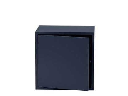 Stacked Storage System M (43,6 x 43,6 x 35 cm)|With door|Midnight blue