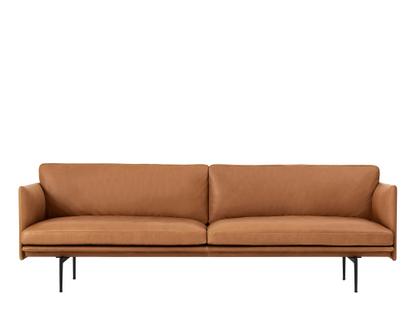 Outline Sofa 3 Seater|Leather cognac