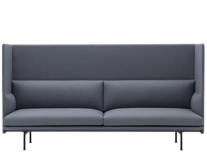 Outline Highback Sofa 3 Seater|Divina 154 - Slate blue