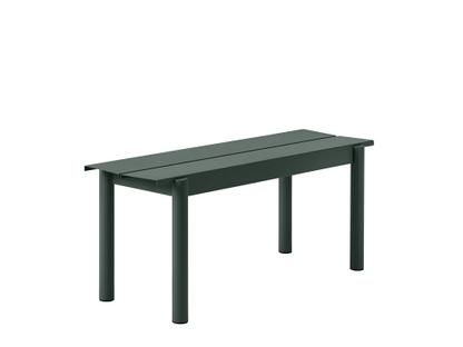 Linear Bench Outdoor L 110 x W 39 cm|Dark green
