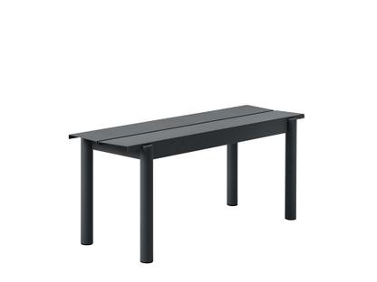Linear Bench Outdoor L 110 x W 39 cm|Black