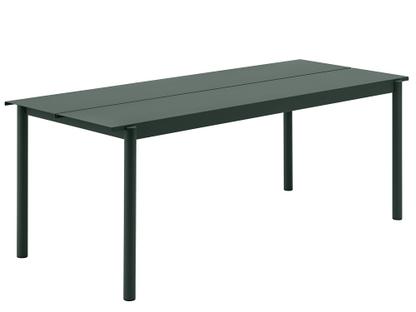 Linear Table Outdoor L 200 x W 75 cm|Dark green