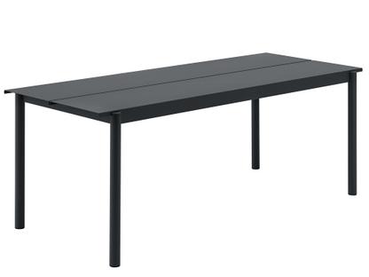 Linear Table Outdoor L 200 x W 75 cm|Black