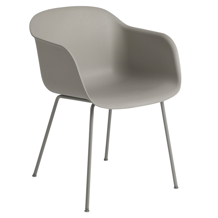 Muuto Fiber Armchair Tube, Grey by IskosBerlin, 2014 Designer