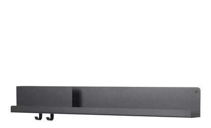 Folded Shelves H 13 x W 96 cm|Black