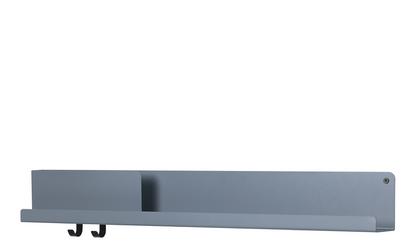 Folded Shelves H 13 x W 96 cm|Blue-grey