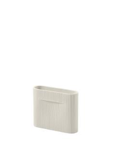 Ridge Vase Small (H 16,5 cm)|Off-White