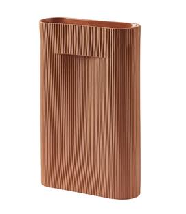 Ridge Vase Tall (H 48,5 cm)|Terracotta