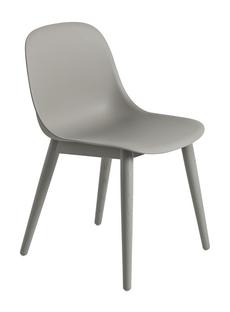 Fiber Side Chair Wood Grey