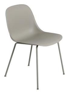 Fiber Side Chair Tube Grey