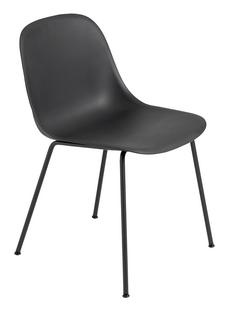 Fiber Side Chair Tube Black