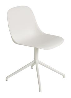 Fiber Side Chair Swivel Natural white