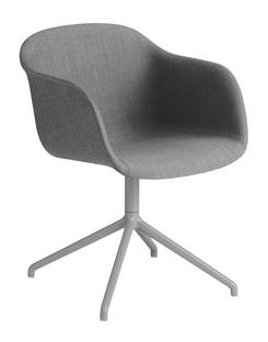 Fiber Armchair Swivel Fabric remix 133 - Grey