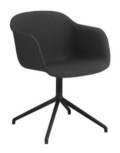 Fiber Armchair Swivel Fabric Remix 183 - Anthracite