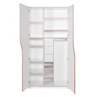 Plane Wardrobe White lacquered