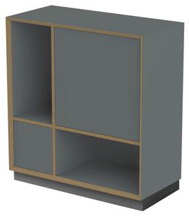 Vertiko Ply shelf Version 4|Anthracite|With base