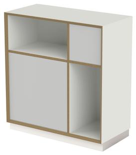 Vertiko Ply shelf Version 1|Pure white|With base