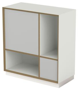 Vertiko Ply shelf Version 2|Pure white|With base