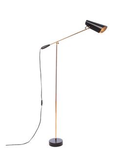 Birdy Floor Lamp Black/brass