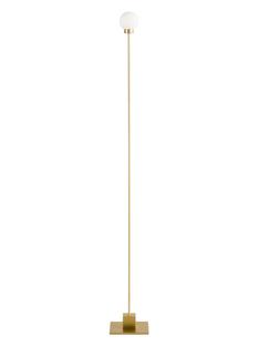 Snowball Floor Lamp Brass