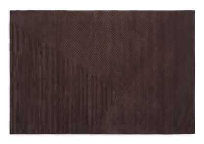 Row Rug L 300 x W 200 cm|Dark brown