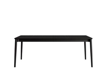 Expand Dining Table Black painted oak|Without extension plates
