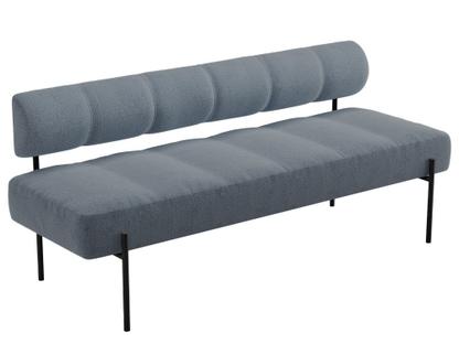 Daybe Dining Sofa Brusvik 94 - grey blue|Black